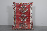 Amazing old handmade berber moroccan Rug