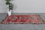 Amazing old handmade berber moroccan Rug