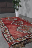 Amazing old handmade berber moroccan Rug