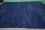 Handmade Large Blue Moroccan Rug - 10.1 x 14.7 ft