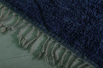 Handmade Large Blue Moroccan Rug - 10.1 x 14.7 ft