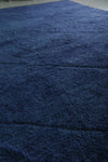 Handmade Large Blue Moroccan Rug - 10.1 x 14.7 ft