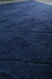 Handmade Large Blue Moroccan Rug - 10.1 x 14.7 ft