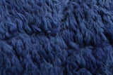 Handmade Large Blue Moroccan Rug - 10.1 x 14.7 ft