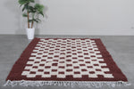 Bold Moroccan Handmade Berber Contemporary Rug – 6.1 x 8.6 ft