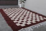 Bold Moroccan Handmade Berber Contemporary Rug – 6.1 x 8.6 ft