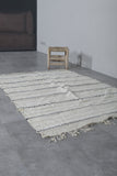 Flatwoven handmade moroccan berber rug - 3.8 FT X 5.5 FT