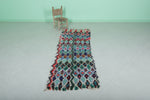 Colorful Moroccan Rug - Vibrant Diamond Pattern | 2.2 x 7.1 ft