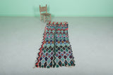 Colorful Moroccan Rug - Vibrant Diamond Pattern | 2.2 x 7.1 ft