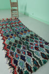 Colorful Moroccan Rug - Vibrant Diamond Pattern | 2.2 x 7.1 ft