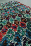 Colorful Moroccan Rug - Vibrant Diamond Pattern | 2.2 x 7.1 ft