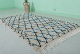 Vintage Moroccan Berber Rug – 3.4 x 9.7 ft | Handwoven Old Wool Runner