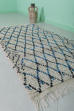 Vintage Moroccan Berber Rug – 3.4 x 9.7 ft | Handwoven Old Wool Runner