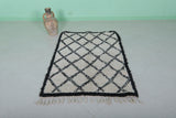 Hand-Knotted Berber Moroccan Rug – 3.3 x 4.9 ft