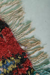 Moroccan Rug - Bold Red Berber Rug with Diamond Design | 4.4 x 8.5 ft