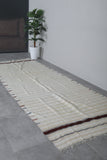 Runner Flatwoven Berber Moroccan Rug - 3.8 FT X 10 FT