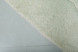 5.2 x 8.4 FT Plush Moroccan Rug – Soft Ivory for Modern Decor