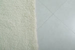 5.2 x 8.4 FT Plush Moroccan Rug – Soft Ivory for Modern Decor