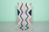 Moroccan Rug - Abstract Wavy Patterned Berber Shag Rug | 2.6 x 6.2 ft