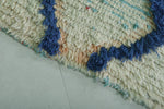 Moroccan Rug - Abstract Wavy Patterned Berber Shag Rug | 2.6 x 6.2 ft