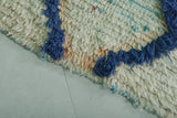 Moroccan Rug - Abstract Wavy Patterned Berber Shag Rug | 2.6 x 6.2 ft