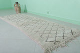 Beni ourain handmade berber Moroccan rug  2.8 FT X 7.5 FT