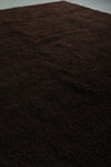 Rich Dark Moroccan Wool Rug 7.8 FT X 10 FT - Luxurious Handmade