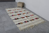 Stunning Flatwoven berber Moroccan rug - 3.8 FT X 6.4 FT