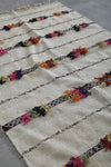 Stunning Flatwoven berber Moroccan rug - 3.8 FT X 6.4 FT