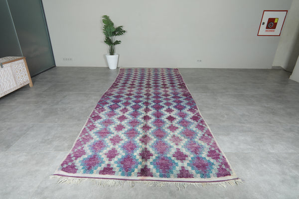 Vintage moroccan rug  5.8 ft x 14.5 ft - Handmade