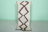 Handcrafted Moroccan Rug - Diamond Patterned Berber Shag Rug 2.2 X 5.6 Feet