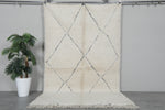 Beni Ourain Rug - Handwoven Moroccan Wool | 4.7 x 8.1 FT
