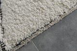 Beni Ourain Rug - Handwoven Moroccan Wool | 4.7 x 8.1 FT