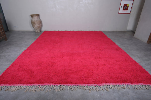 Custom large red rug - Bold and vibrant design