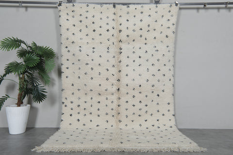 Moroccan Beni Ourain Rug - Handwoven Wool | 4.7 x 7.3 FT