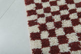 Small Moroccan Checkered Rug – 2.7 x 3 ft