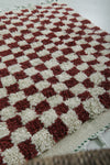 Small Moroccan Checkered Rug – 2.7 x 3 ft