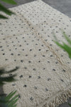 Moroccan Beni Ourain Rug - Handwoven Wool | 4.7 x 7.3 FT