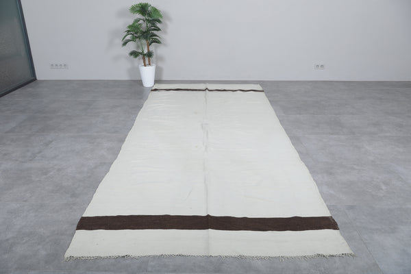 Old handwoven Moroccan runner rug - 5.2 FT X 12.1 FT