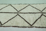 Moroccan Berber Rug – 3.2 x 8.5 ft | Minimalist Geometric Design