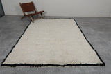 Creamy Custom Moroccan Wool Rug – Soft, Handcrafted Design for Your Home