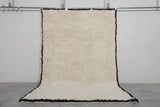 Creamy Custom Moroccan Wool Rug – Soft, Handcrafted Design for Your Home