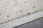 Polka dot Moroccan carpet - Custom handmade rug shag