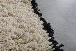 Creamy Custom Moroccan Wool Rug – Soft, Handcrafted Design for Your Home