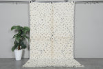 Moroccan Beni Ourain Rug - Handwoven Wool | 4.7 x 8.1 FT