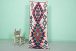 Authentic Moroccan Berber Rug  2.6 FT X 7.4 FT