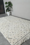 Moroccan Beni Ourain Rug - Handwoven Wool | 4.7 x 8.1 FT