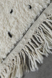 Moroccan Beni Ourain Rug - Handwoven Wool | 4.7 x 8.1 FT