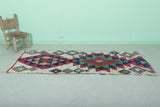 Authentic Moroccan Berber Rug  2.6 FT X 7.4 FT