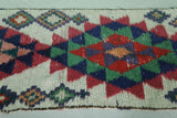 Authentic Moroccan Berber Rug  2.6 FT X 7.4 FT